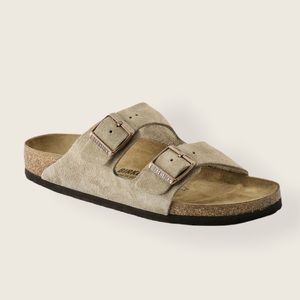 birkenstock taupe suede